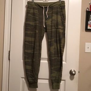 Alternative Apparel Camo Joggers